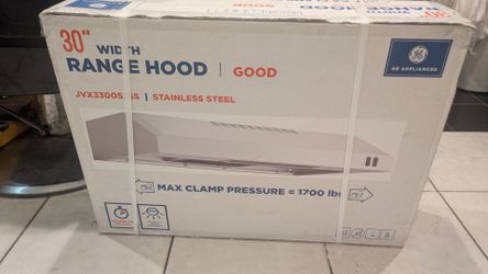 GE Appliances 30" Stainless Steel Range Hood