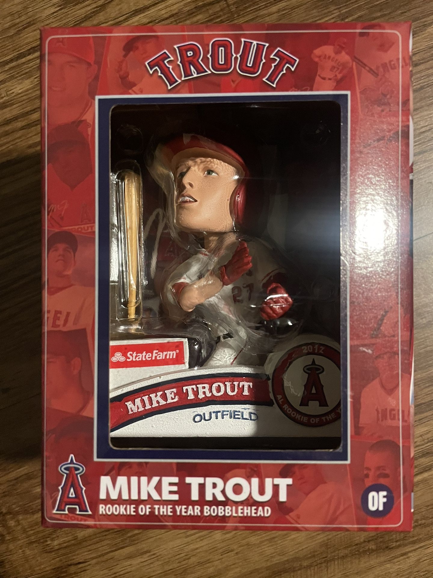 Mike Trout Rookie Of the year Bobble head