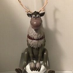 Disney Parks Frozen Sven Reindeer Sipper Cup with Straw & Base New