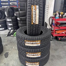 265/70 /17 ARROYO ALL TERRAIN  (4 TIRES NEW) INCLUDED INSTALLATION AND BALANCING (PROMOTION)✅