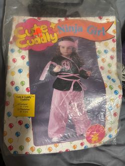 Cute & Cuddly Ninja Girl Toddler Costume