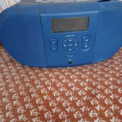 Blue Am / Fm Cd Player Radio