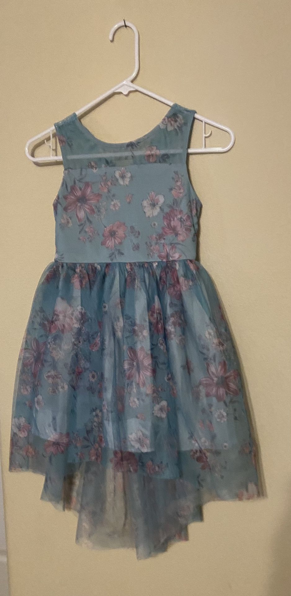 Teal Floral Dress