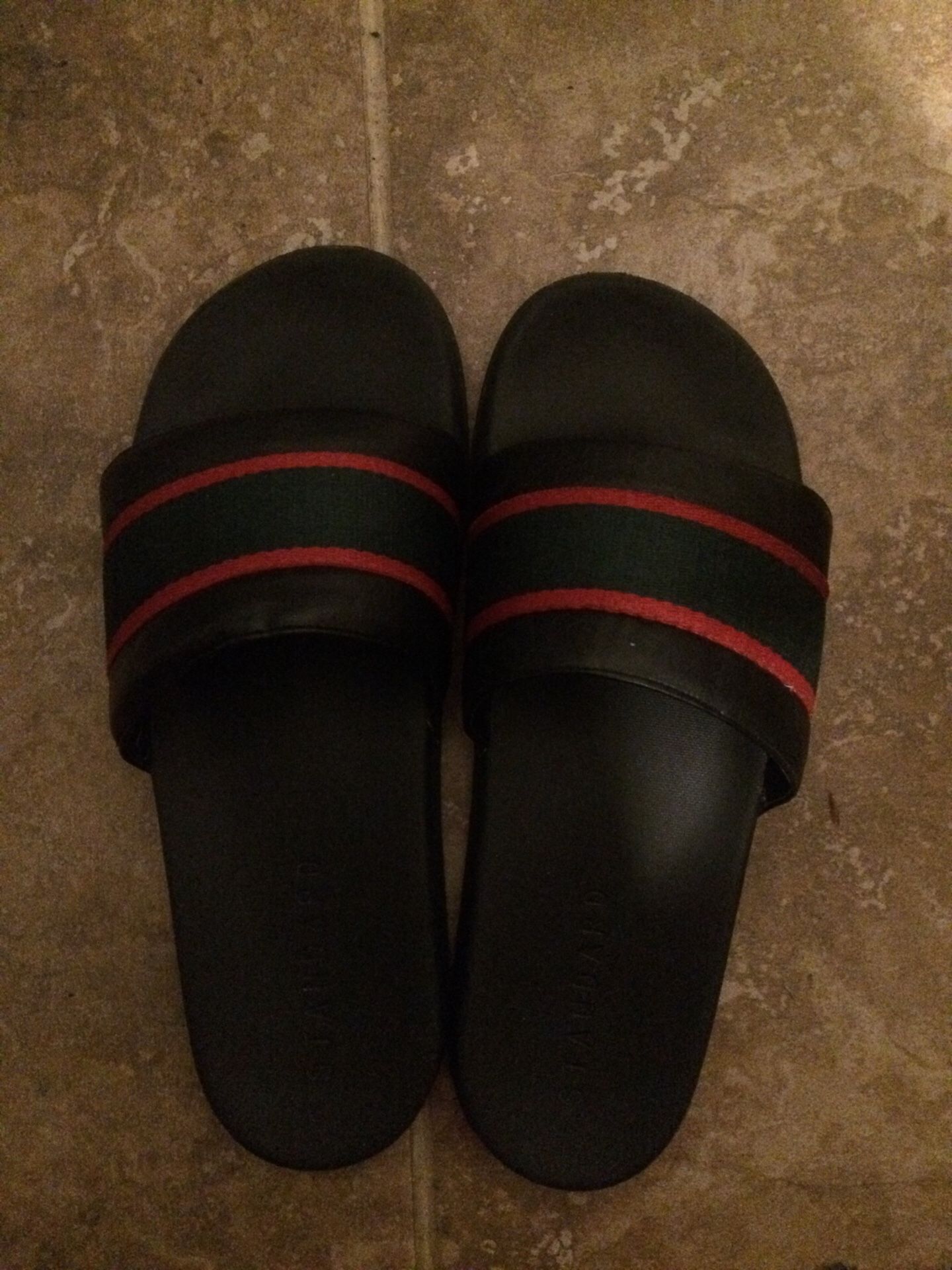 Gucci slides, never used