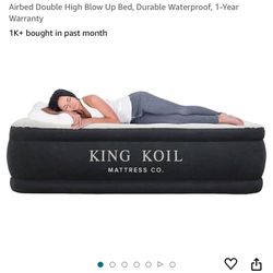 King Coil Air Mattress King Koil Queen Air Mattress Pillow Top