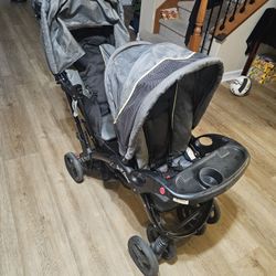 Baby Double Seat Stroller