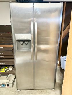 Frigidaire FFSS2615TS 36 Inch Side by Side Refrigerator with 25.5 cu. ft. Capacity, External Water Dispenser, Ice Maker, in Stainless Steel