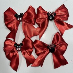 Minnie & Mickey Handmade Silk Bows