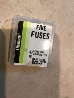 Little Fuse, 5 Fuses. 717H