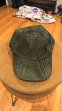 Green corduroy snapback jam used