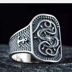 Anchor Rudder Pirate Ring 