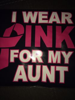 Cancer awareness T-shirts size medium