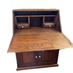 Secretary Desk Style Cabinet