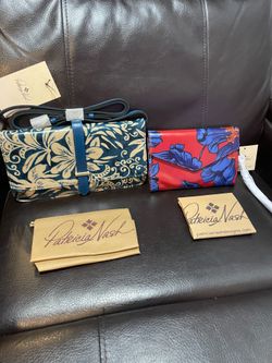 PATRICIA NASH crossbody and wallet $50 for both new