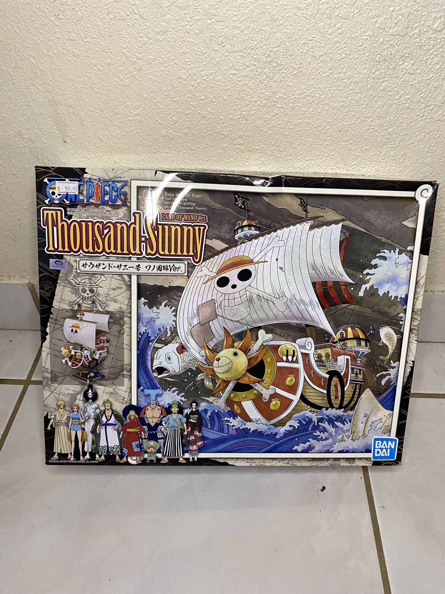 One Piece Thousand Sunny Wano Country Version Plastic Model Toy Bandai Spirits