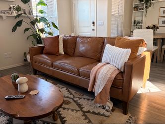 Ashley’s Leather Sofa
