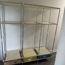 Wardrobe Storage Rack With Drawers 