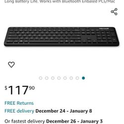 LIKE NEW MICROSOFT WIRELESS MOUSE AND KEYBOARD COMBO