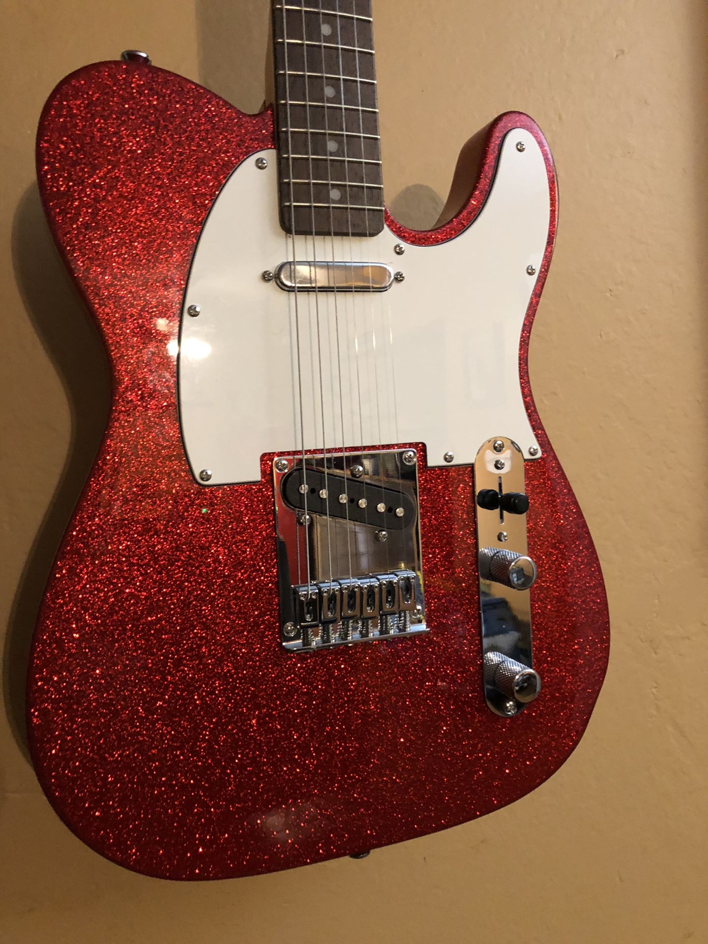 New Squier Bullet. Red sparkle. New