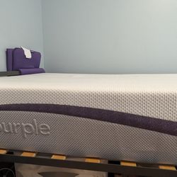 Purple Original Mattress Twin w/ IKEA Bed Frame