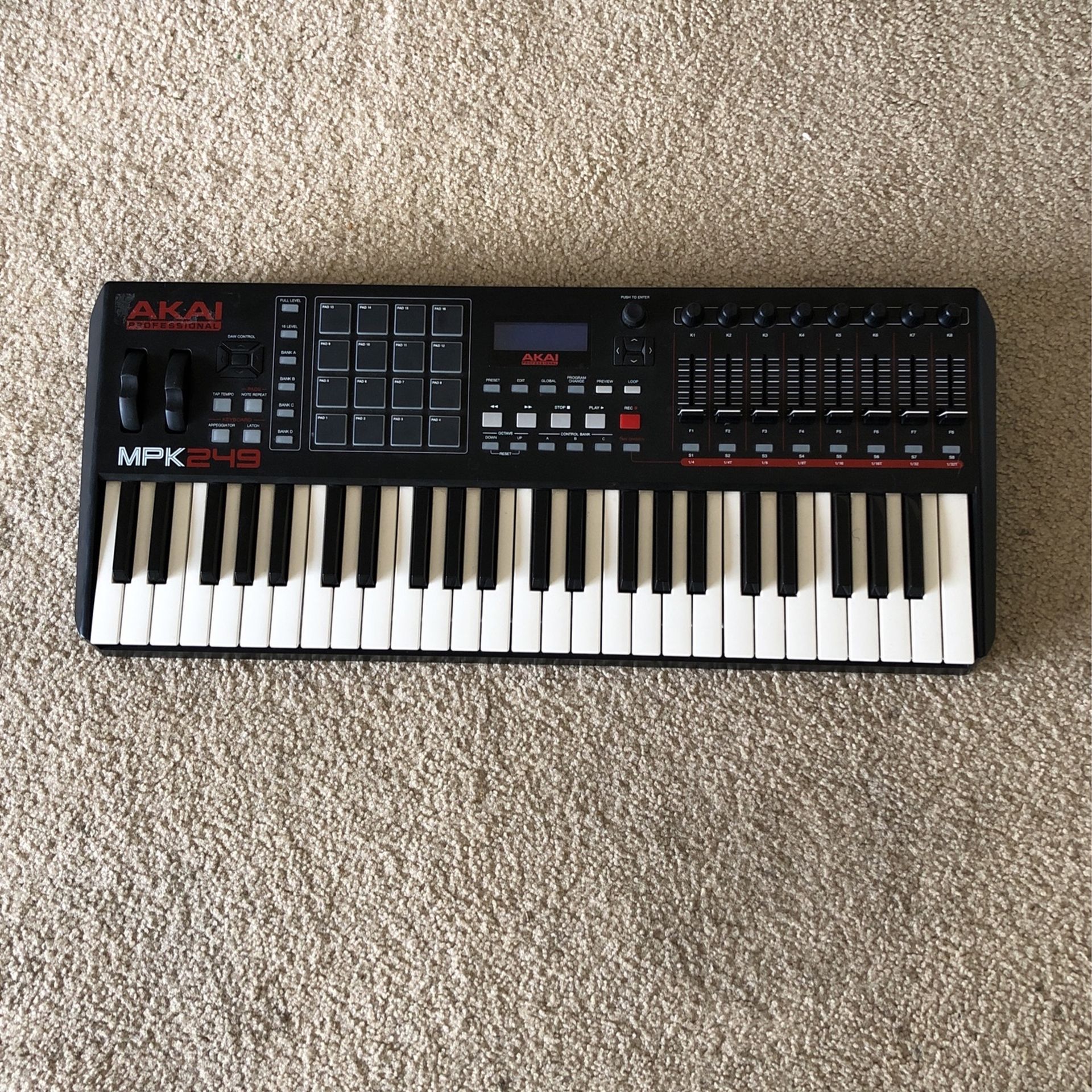 Akai mpk249 professional midi keyboard for sale in irvine ca offerup