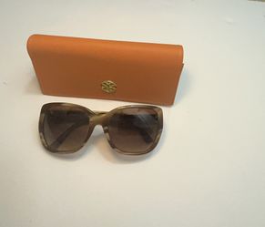 Tory Burch  Women’s Tortoise Sunglasses with Tory  Burch Protective Case 