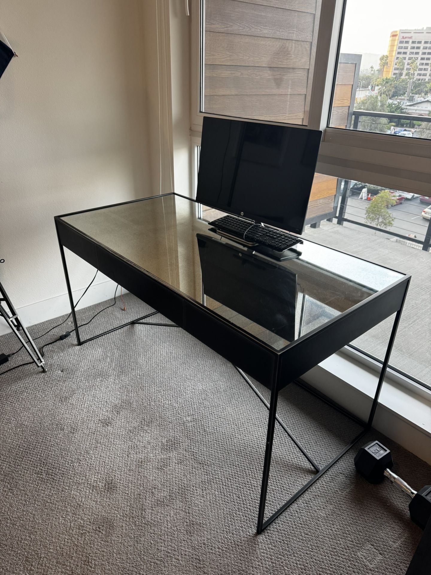 Restoration Hardware Gramercy Mirrored Desk