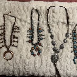 Five Western necklaces 