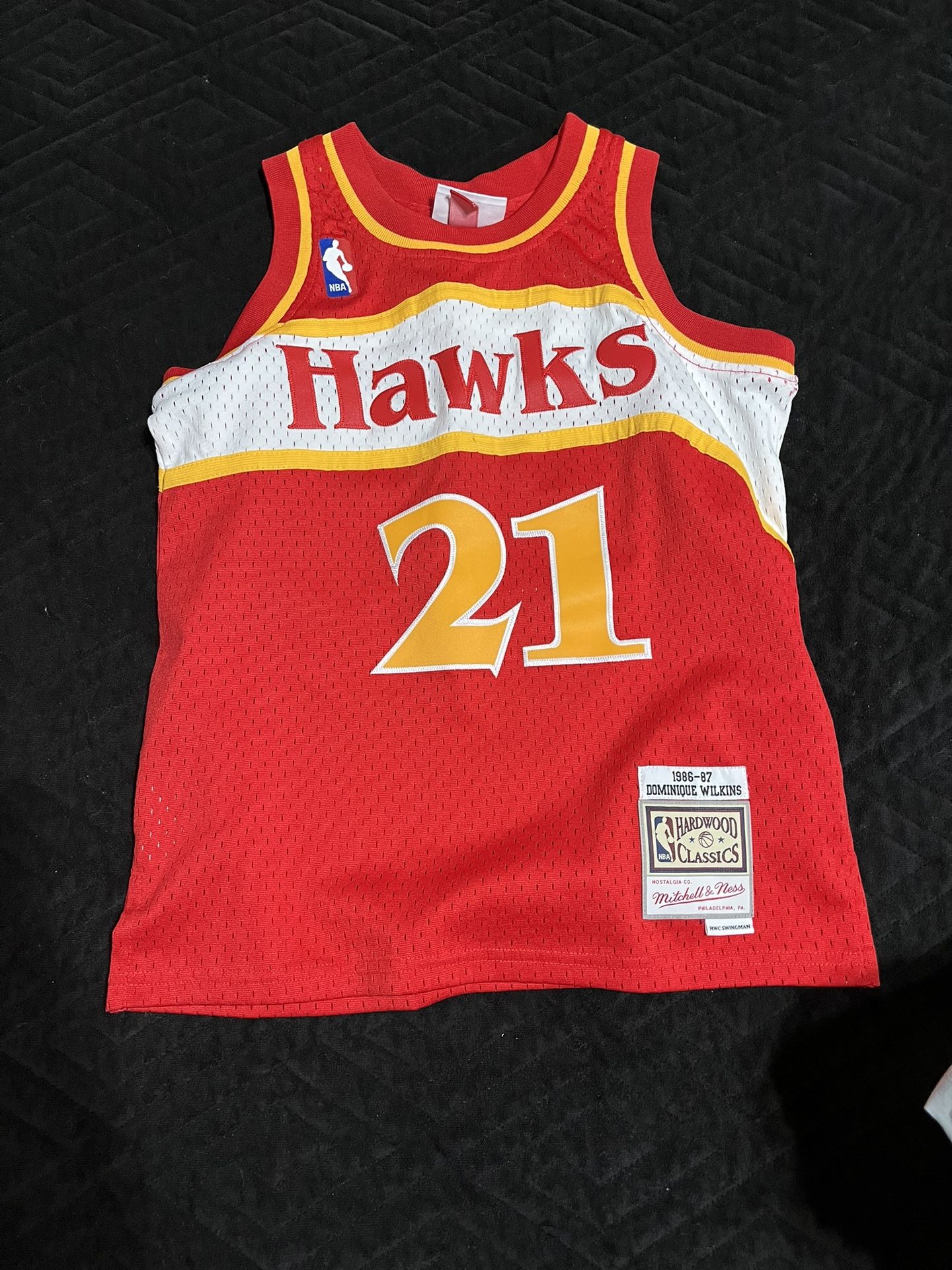 Mitchell & Ness Kids Atlanta Hawks Dominique Wilkins #21 Swingman Jersey