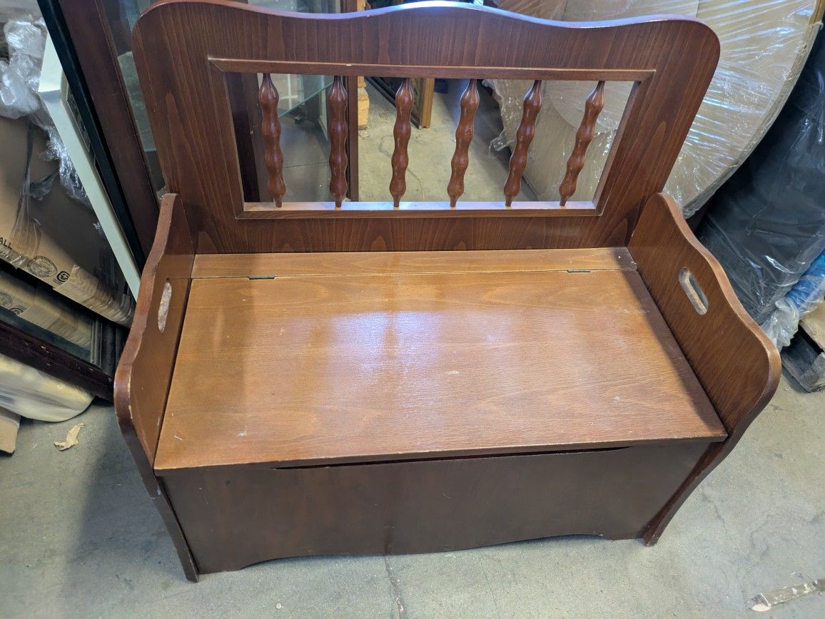 Wooden Storage / Toy Chest Bench