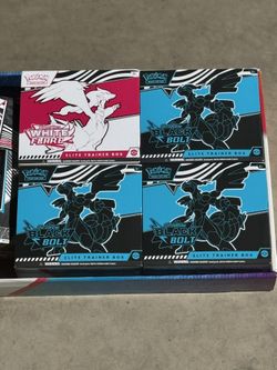 Black Bolt / White Flare ETBs $100 & Poster Collection $45