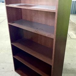 Tall Wood 5 shelf Bookcase