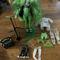 Rainbow High Shadow Doll With Stand.
