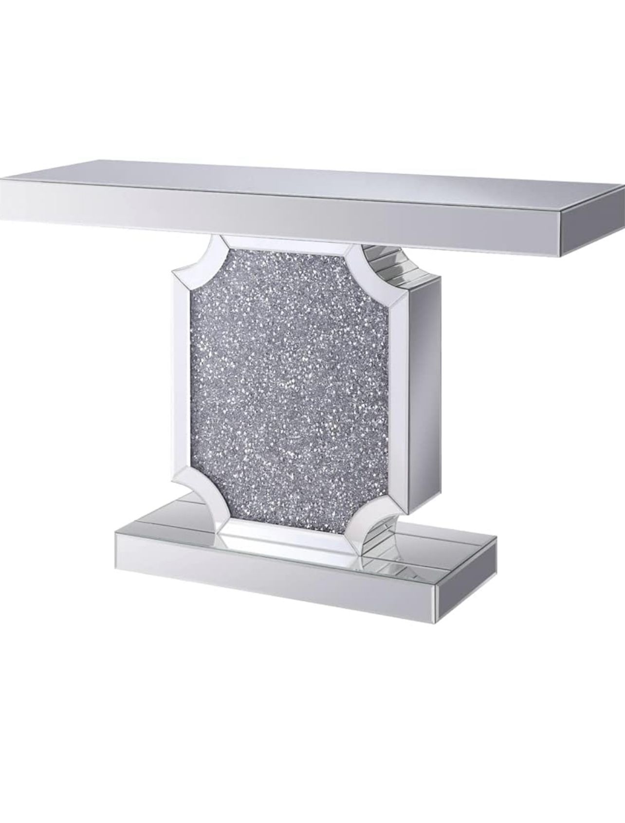 Mirror Crystal Console Table 