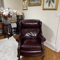 Brown Leather Reclining Chair