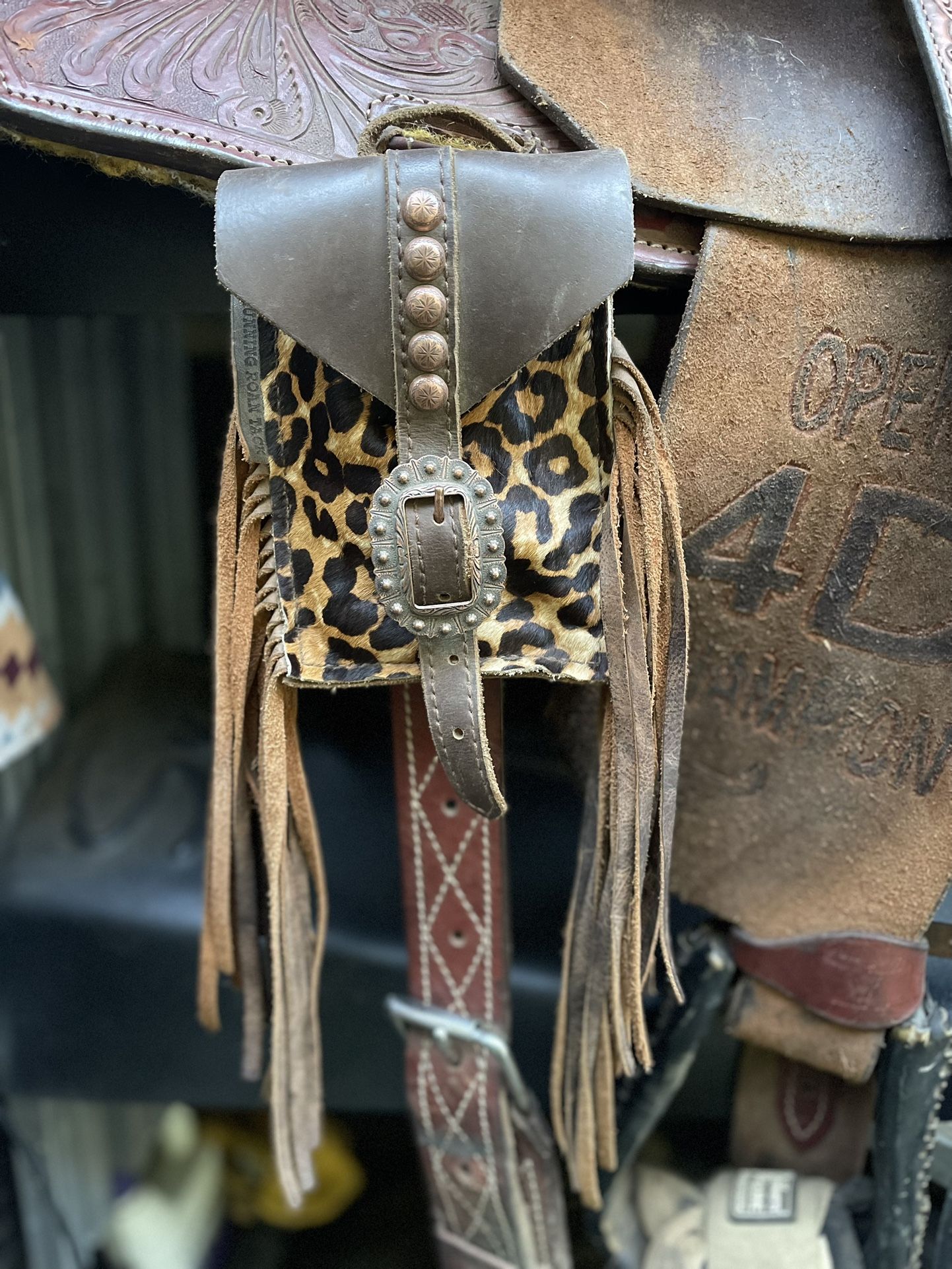 Cell Phone Saddle Holder