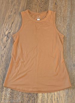 A New Day - Womens - Size: XS - Tank Top - Slim Fit - Scoop Neck - Rayon - Burnt Orange