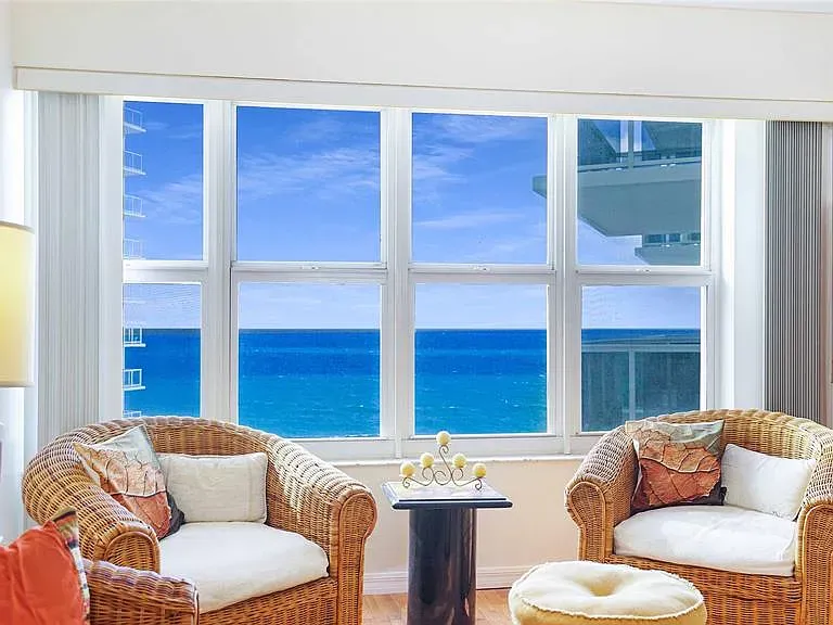 Beach style rattan furniture