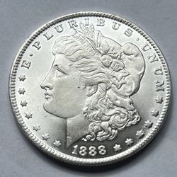 1888 S Silver Plated Morgan Dollar $15 Or Best Offer 