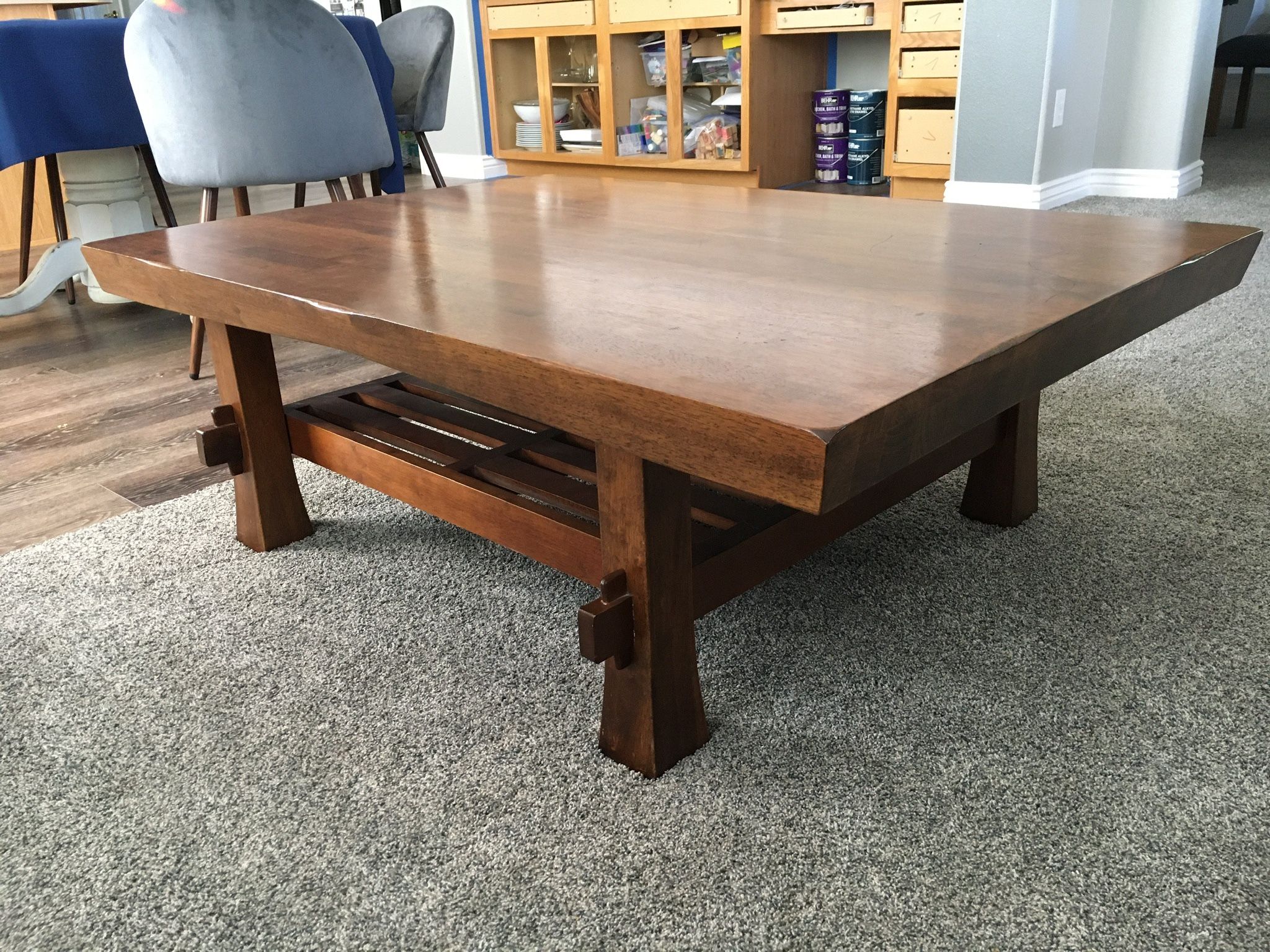 Matching Dark Wood Tables