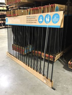 5 ft high by 8 ft wide fence