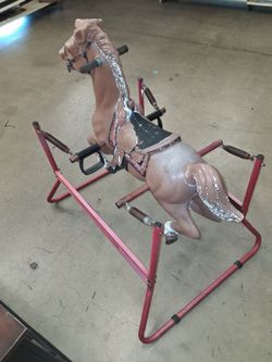 Vintage 1991 Hedstrom Ride On Spring Rocking Horse