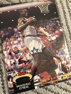 Shaquille O’Neal rookie card ( Topps Stadium Club #247)