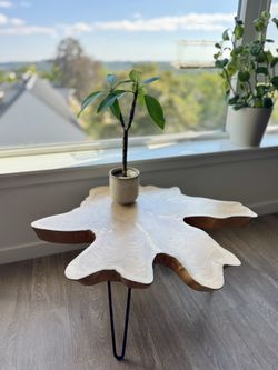 Live Edge, Handmade Wood Coffee Table, Oak