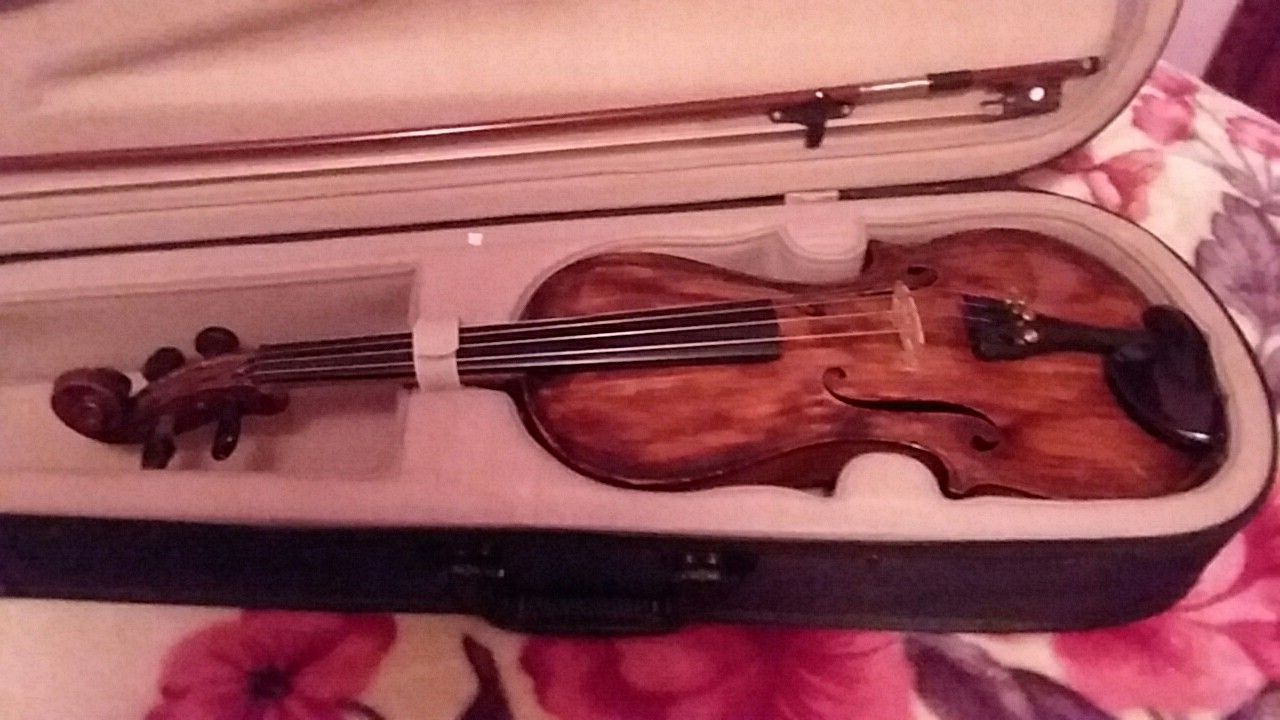 L.Shepherd violin made in Indiana The L stands for Louis
