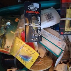 Fishing Lures,strings,sinkers,too Much To List