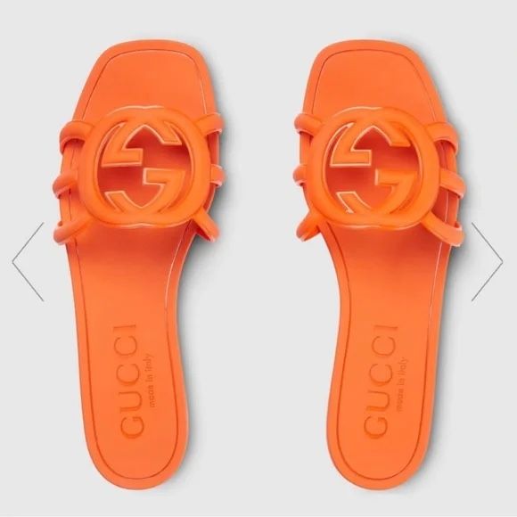 Bright Orange Logo Slides