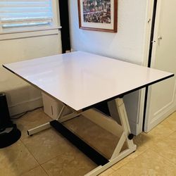 Professional Adjustable Drafting Table - Good Condition