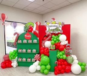 Grinch Balloon Decor🎄