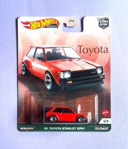 Hot wheels car culture ‘81 Toyota Starlet